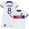 Maillot de Supporter Paris Saint-Germain Fabian 8 Extérieur 2023-24 Pour Enfant